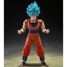BANDAI DRAGON BALL SUPER - SON GOKU SUPER SAIYAN GOD [BLUE POWER] - S.H. FIGUARTS