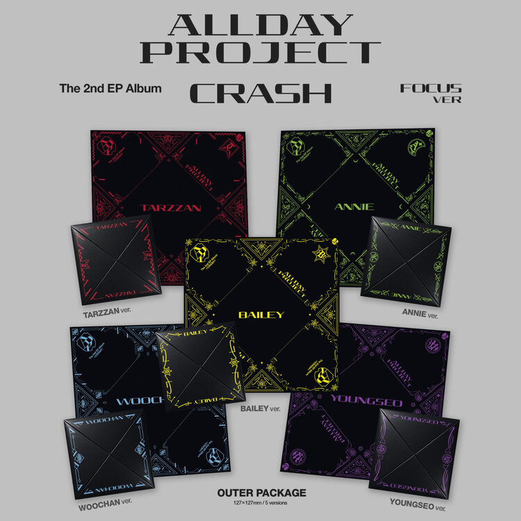 [PREORDER] ALLDAY PROJECT (올데이 프로젝트) - CRASH (FOCUS VER.) THE 2ND EP ALBUM