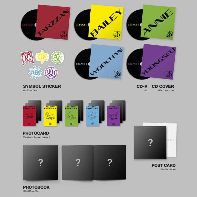 [PREORDER] ALLDAY PROJECT (올데이 프로젝트) - CRASH (FOCUS VER.) THE 2ND EP ALBUM