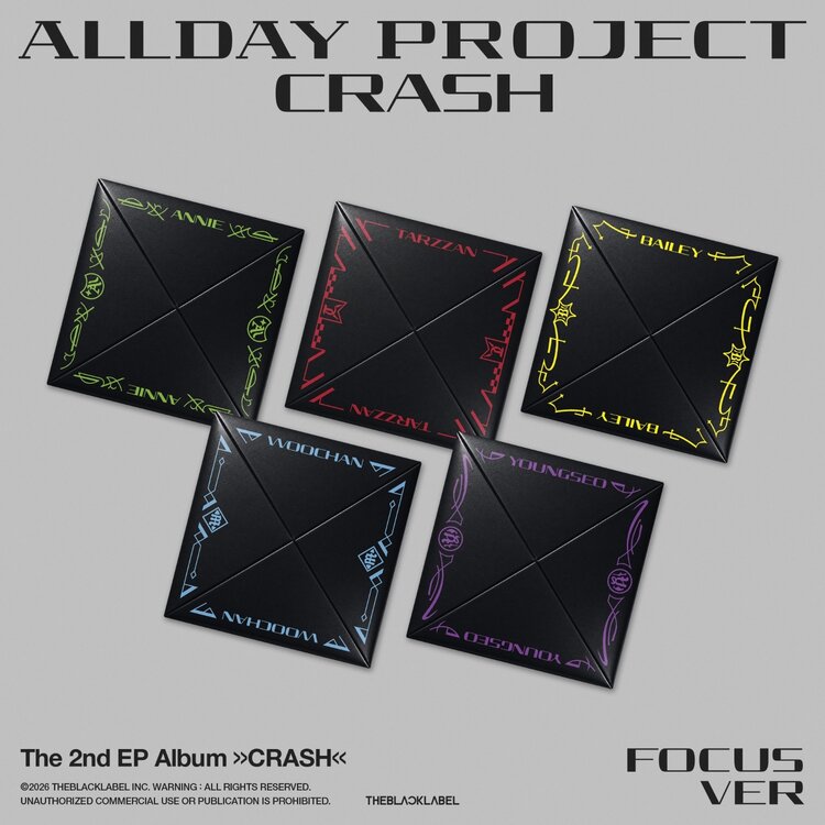 [PREORDER] ALLDAY PROJECT (올데이 프로젝트) - CRASH (FOCUS VER.) THE 2ND EP ALBUM