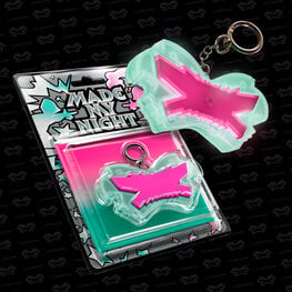 [PREORDER] LE SSERAFIM (르세라핌) - MADE MY NIGHT (GLOW CLICKER KEYCHAIN (PINK) VER.) - 2ND SINGLE ALBUM