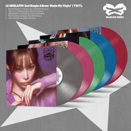 [PREORDER] LE SSERAFIM (르세라핌) - MADE MY NIGHT (VINYL VER.) - 2ND SINGLE ALBUM