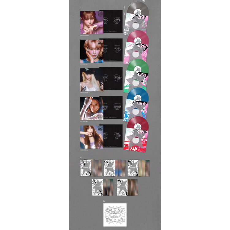 [PREORDER] LE SSERAFIM (르세라핌) - MADE MY NIGHT (VINYL VER.) - 2ND SINGLE ALBUM