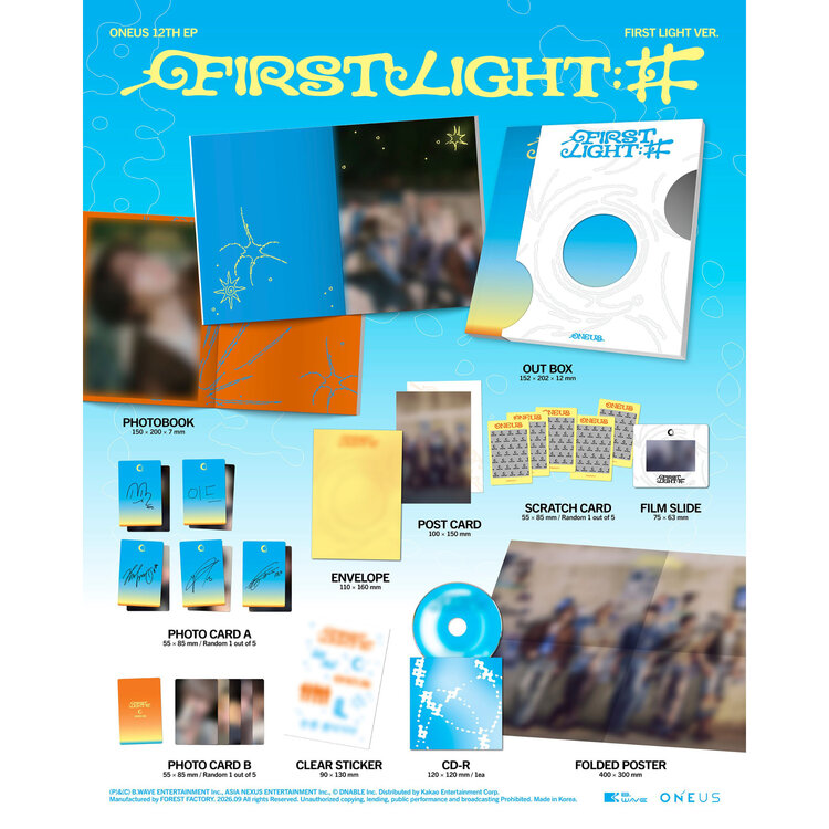 [PREORDER] ONEUS (원어스) - FIRST LIGHT : 井 (FIRST LIGHT VER.) - 12TH MINI ALBUM