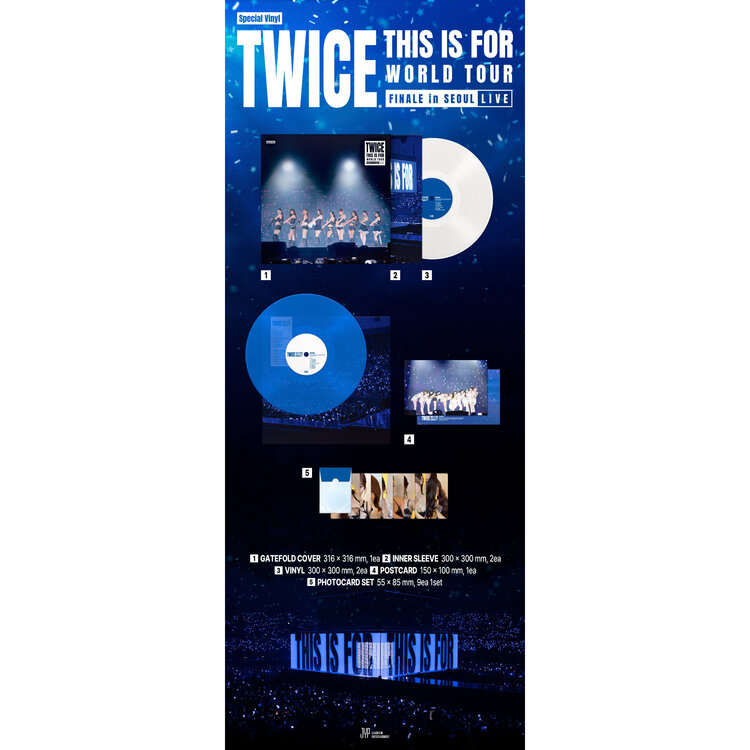 [PREORDER] TWICE (트와이스) - [THIS IS FOR] WORLD TOUR FINALE IN SEOUL - LIVE (SPECIAL LP VER.)