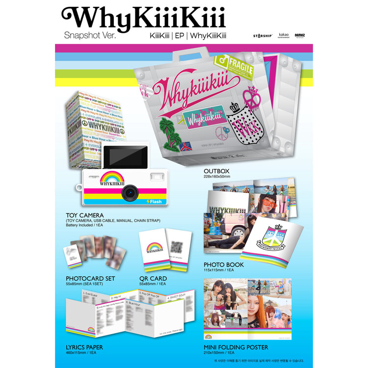 KIIIKIII (키키) - WHYKIIIKIII [SNAPSHOT VER.] - 3RD EP