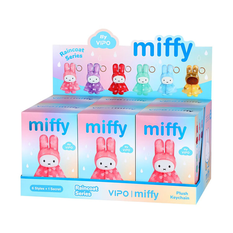 VIPO - MIFFY [RAINCOAT SERIES] - BLINDBOX PLUSH KEYCHAIN