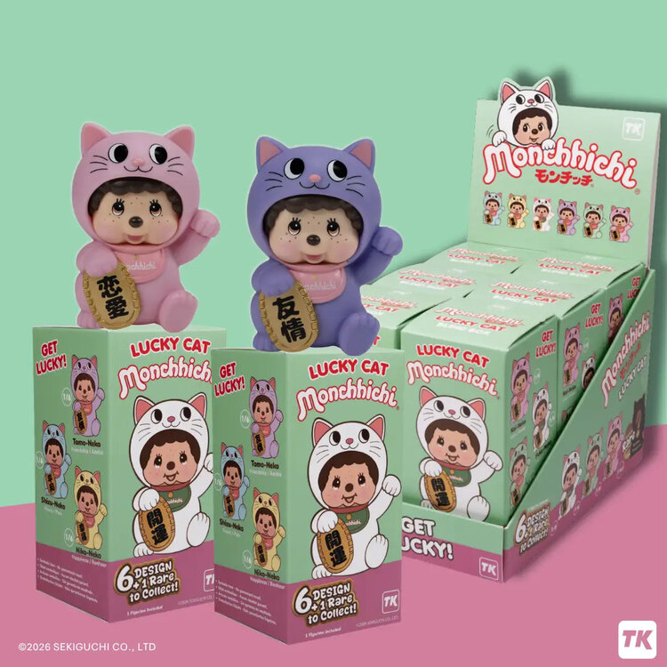TURBOKID - MONCHHICHI [LUCKY CAT] - FIGURE BLINDBOX