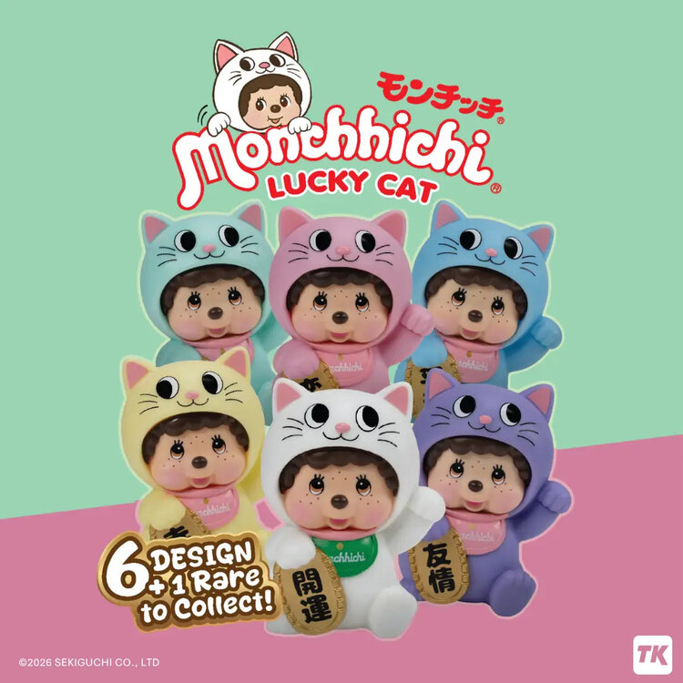 TURBOKID - MONCHHICHI [LUCKY CAT] - FIGURE BLINDBOX