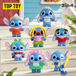 TOP TOY - DISNEY STITCH [IN CUTE COSTUMES SERIES] - PLUSH KEYCHAIN BLINDBOX