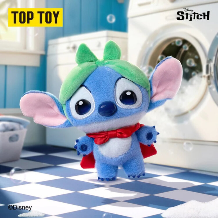 TOP TOY - DISNEY STITCH [IN CUTE COSTUMES SERIES] - PLUSH KEYCHAIN BLINDBOX