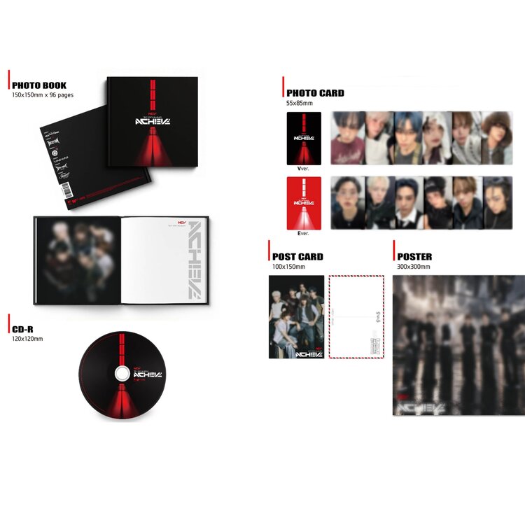 [PREORDER] NCHIVE (엔카이브) - ACHIEVE - 1ST MINI ALBUM