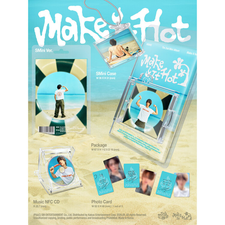 MINHO (최민호) [SHINEE] - MAKE IT HOT - [SMINI VER.] - 2ND MINI ALBUM