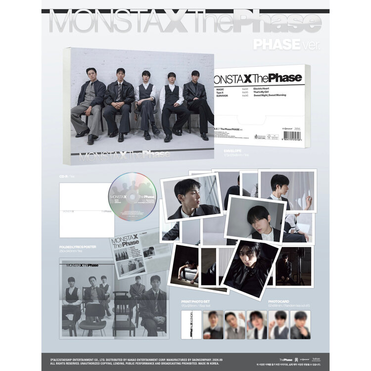 MONSTA X (몬스타엑스) - THE PHASE (PHASE VER.) - EP