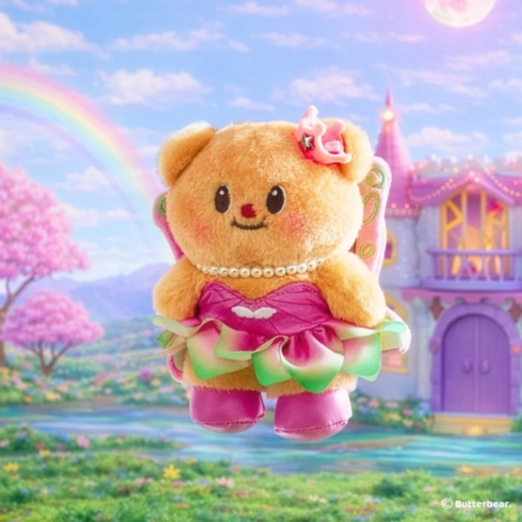 XIAMEN - BUTTERBEAR [ENCHANTED DREAMLAND SERIES] - PLUSH KEYCHAIN BLINDBOX