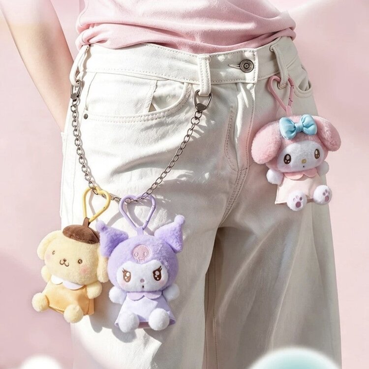 LDCX - SANRIO CHARACTERS [HUG ME SERIES] PLUSH KEYCHAIN BLINDBOX
