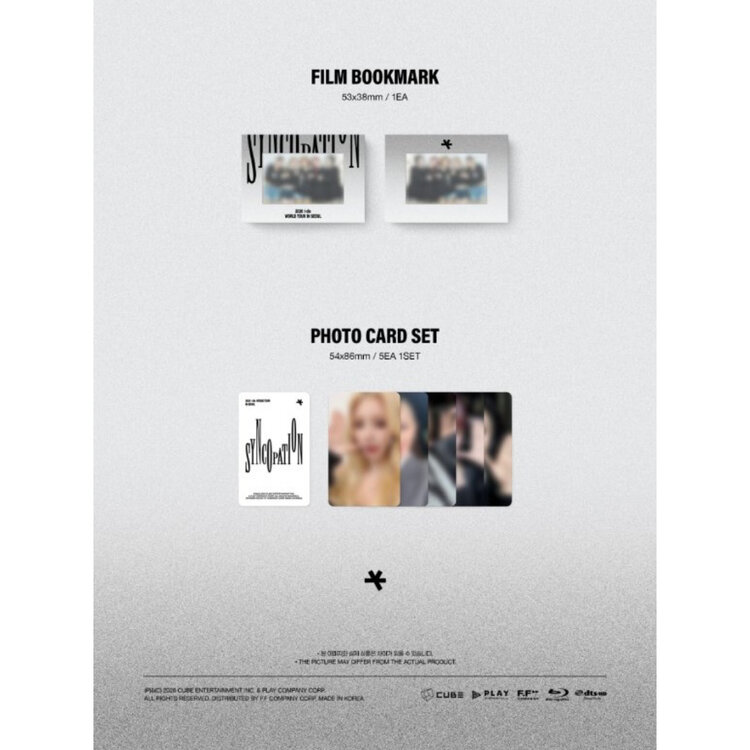 [PREORDER] I-DLE (아이들) - 2026 WORLD TOUR [SYNCOPATION] IN SEOUL [BLU-RAY] - [2DVD + PHOTOBOOK] PACKAGE