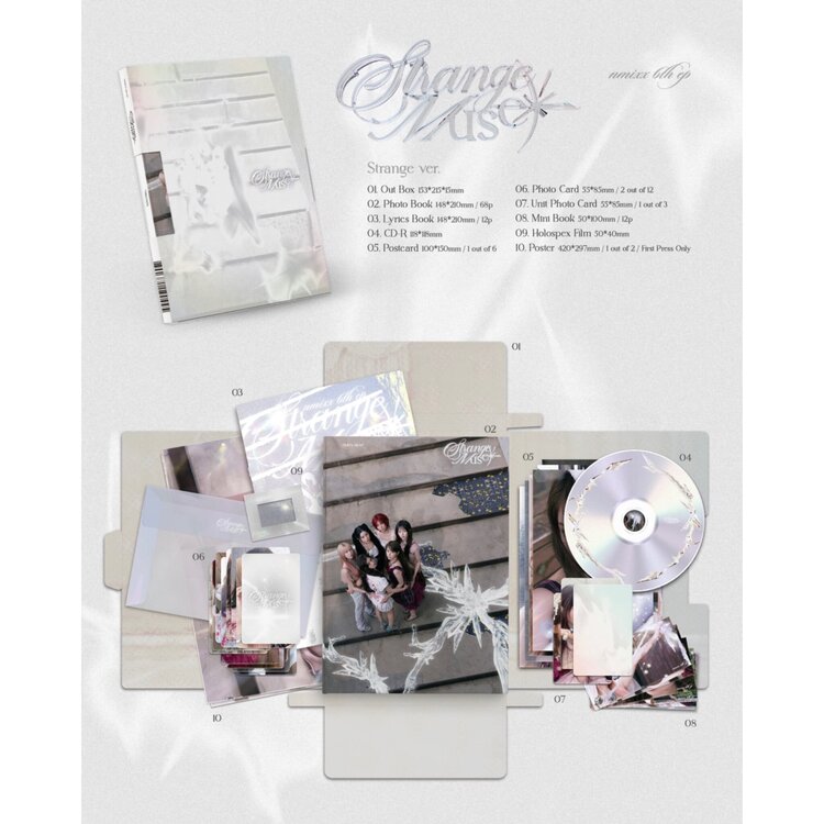 [PREORDER] NMIXX (엔믹스) - STRANGE MUSE - 6TH MINI ALBUM + [BDM PHOTOCARD]