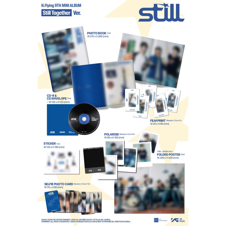 [PREORDER] N.FLYING (엔플라잉) - STILL (PHOTOBOOK VER.) - 9TH MINI ALBUM