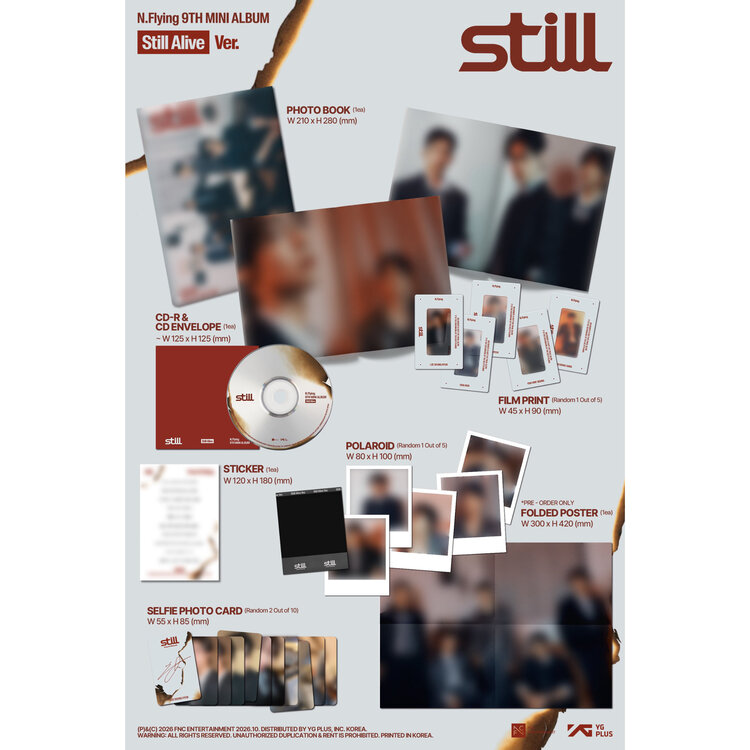 [PREORDER] N.FLYING (엔플라잉) - STILL (PHOTOBOOK VER.) - 9TH MINI ALBUM