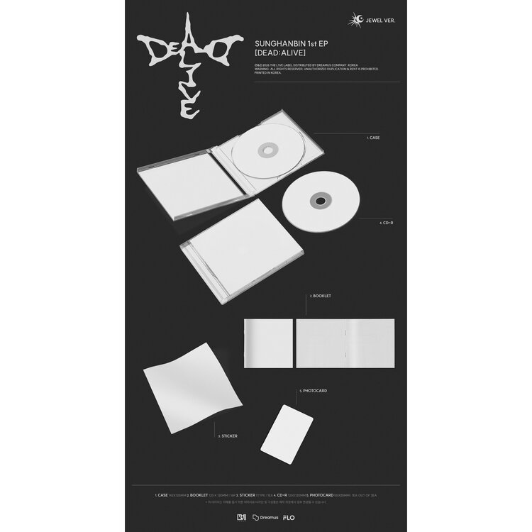 [PREORDER] SUNGHANBIN (ZB1) - [DEAD:ALIVE] (JEWEL VER.) - 1ST EP