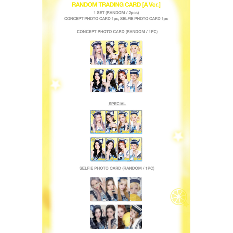 HEARTS2HEARTS (하츠투하츠) - [LEMON TANG] POP-UP RANDOM TRADING CARD (A VER.)