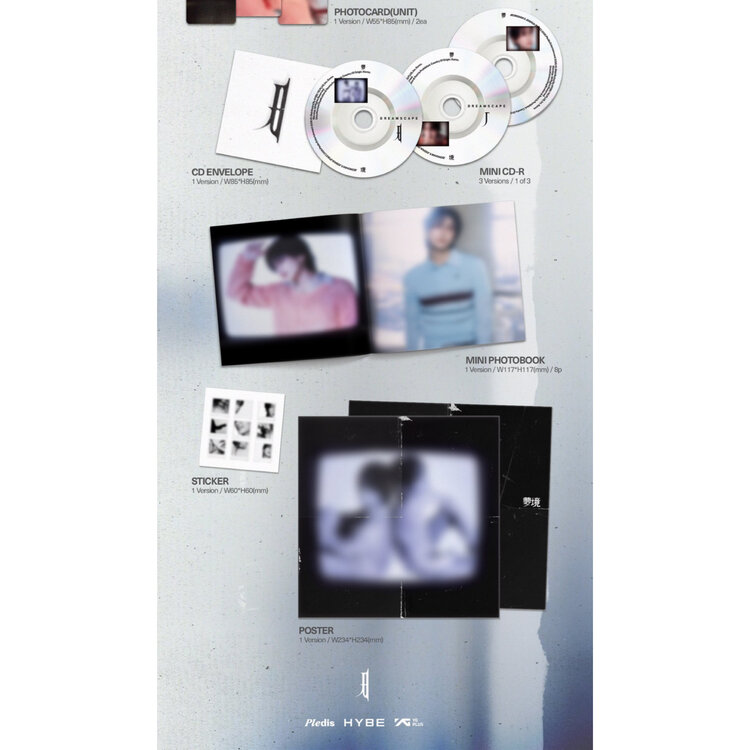 [PREORDER] JEONGHAN X JOSHUA (SEVENTEEN) - DREAMSCAPE (DREAM RECORD VER.) - 1ST MINI ALBUM