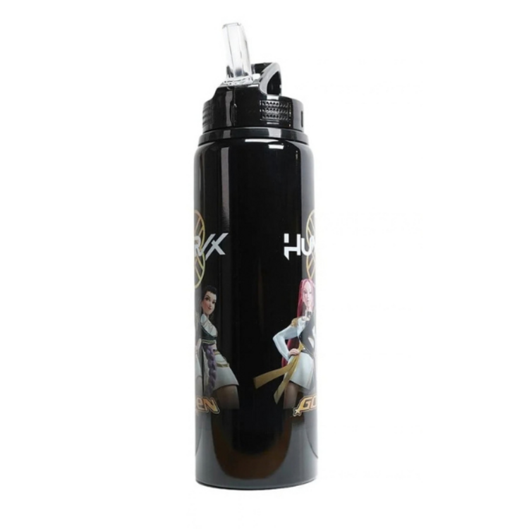KPOP DEMON HUNTERS - HUNTRIX FLIP TOP BOTTLE [BLACK]