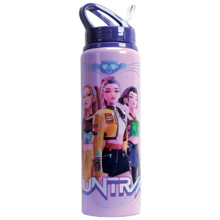 KPOP DEMON HUNTERS - HUNTRIX FLIP TOP BOTTLE [PURPLE]