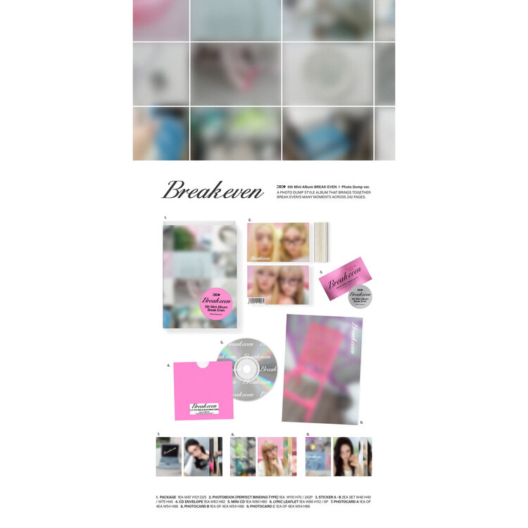 [PREORDER] ILLIT (아일릿) - BREAK EVEN (PHOTO DUMP VER.) - 5TH MINI ALBUM