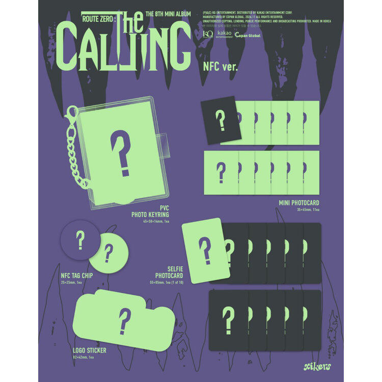 [PREORDER] XIKERS (싸이커스) - ROUTE ZERO : THE CALLING (NFC VER.) - 8TH MINI ALBUM