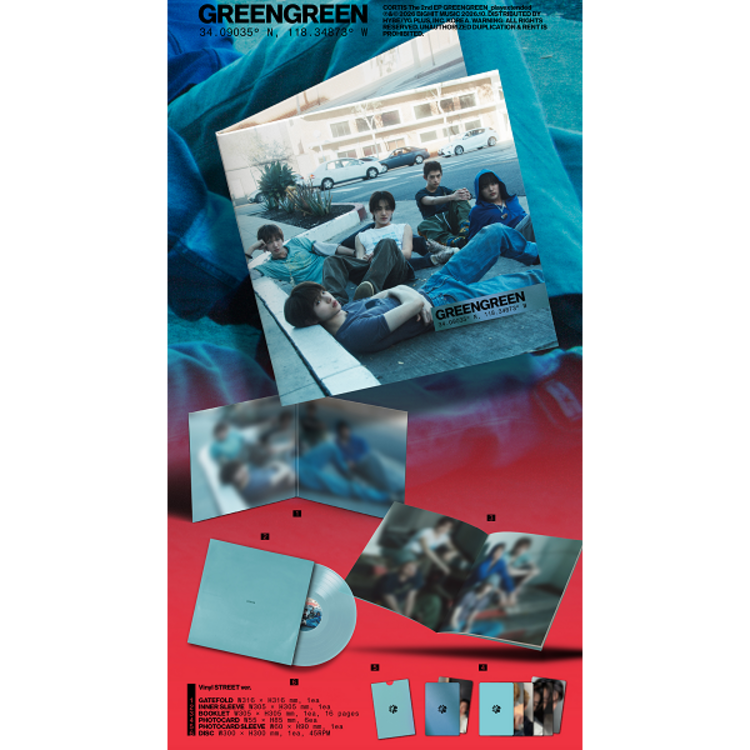 [PREORDER] CORTIS (코르티스) - GREENGREEN_PLAYEXTENDED (VINYL VER.) - 2ND EP