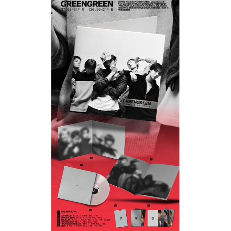 [PREORDER] CORTIS (코르티스) - GREENGREEN_PLAYEXTENDED (VINYL VER.) - 2ND EP
