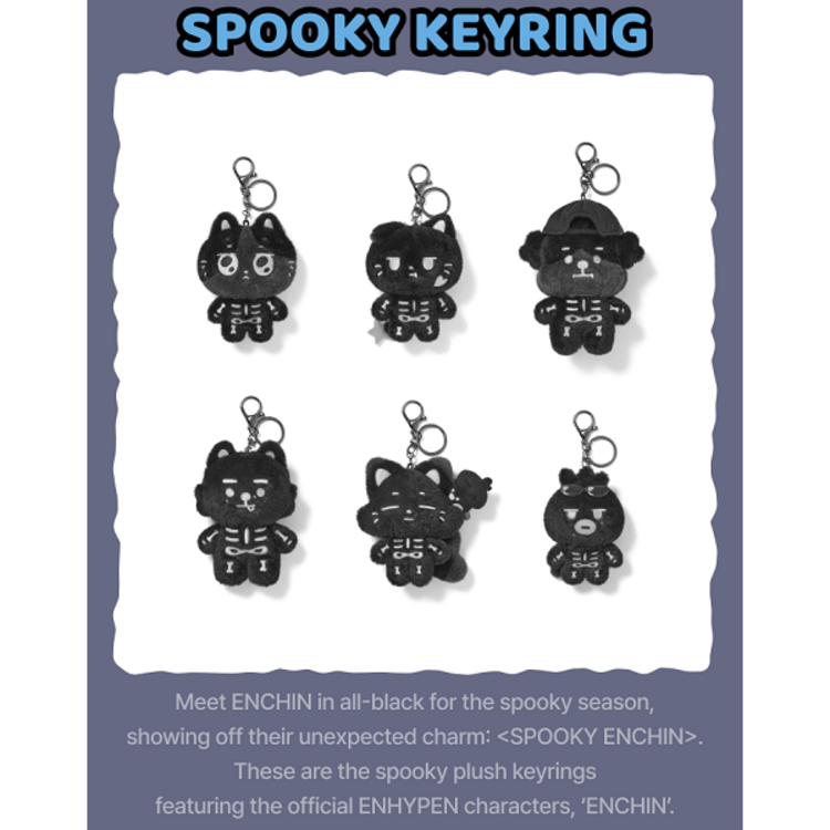 [PREORDER] ENHYPEN (엔하이픈) - [SPOOKY ENCHIN MD] SPOOKY KEYRING