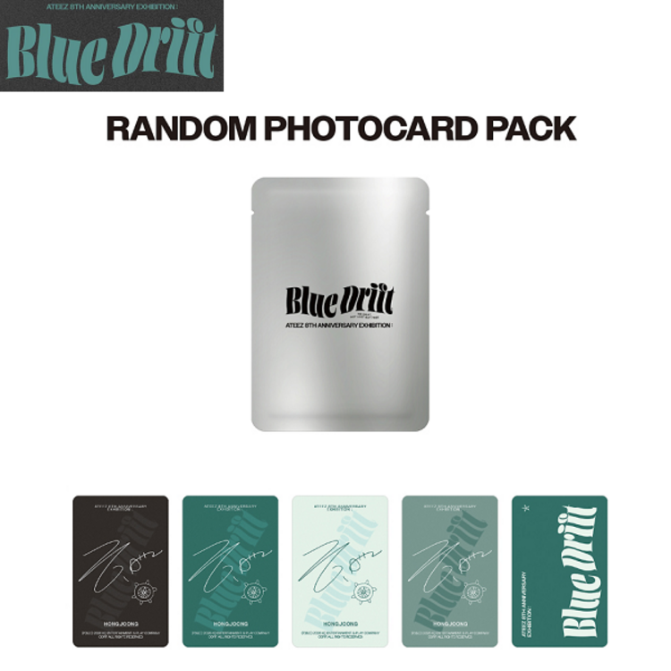 [PREORDER] ATEEZ (에이티즈) - [8TH ANNIVERSARY "BLUE DRIFT" EXHIBITION MD] RANDOM PHOTOCARD PACK