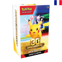 POKEMON TCG - BUNDLE BOOSTER "30E ANNIVERSAIRE" (FR)
