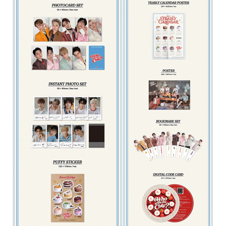 [PREORDER] &TEAM (エンティーム) - 2027 SEASON'S GREETINGS "WHO ATE THE CAKE?" - [CALENDAR + DIGITAL CONTENT] PACKAGE + [WEVERSE GIFT]