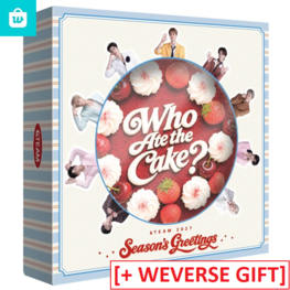 [PREORDER] &TEAM (エンティーム) - 2027 SEASON'S GREETINGS "WHO ATE THE CAKE?" - [CALENDAR + DIGITAL CONTENT] PACKAGE + [WEVERSE GIFT]
