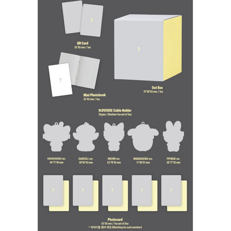 [PREORDER] AND2BLE (앤더블) - SEQUENCE 02 : ATTRACTION (N:DVERSE CABLE HOLDER VER.) - 2ND MINI ALBUM