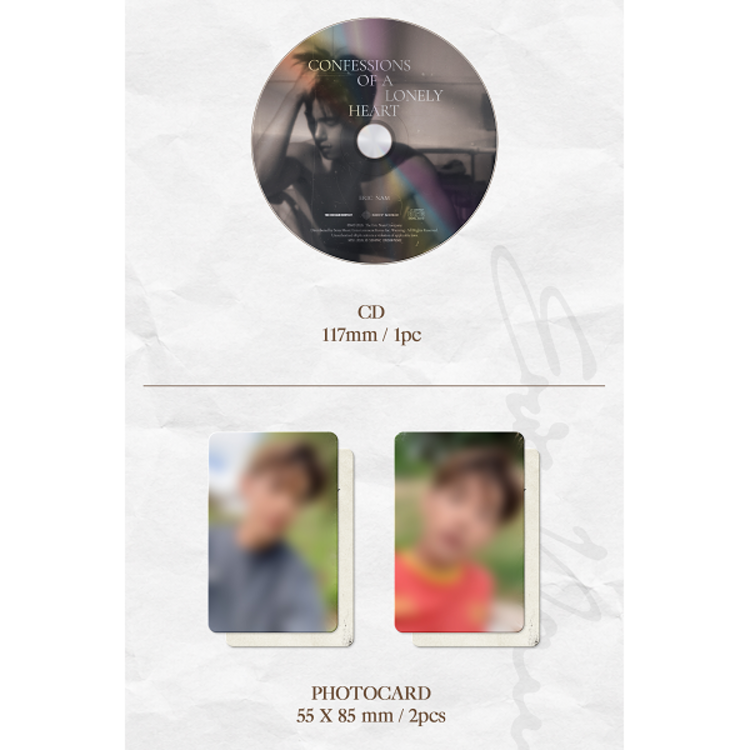 [PREORDER] ERIC NAM (에릭남) - CONFESSION OF A LONELY HEART - ALBUM