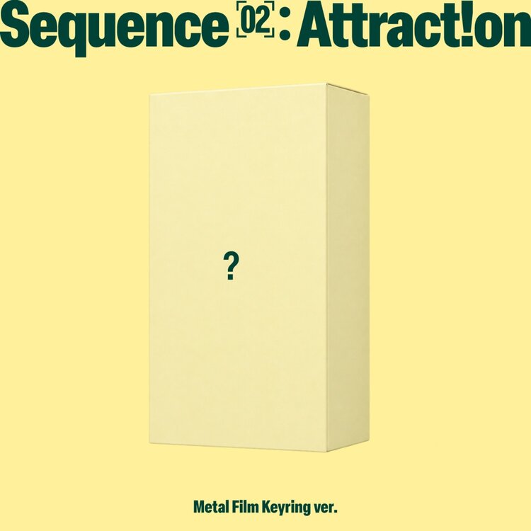 [PREORDER] AND2BLE (앤더블) - SEQUENCE 02 : ATTRACTION (METAL FILM KEYRING VER.) - 2ND MINI ALBUM