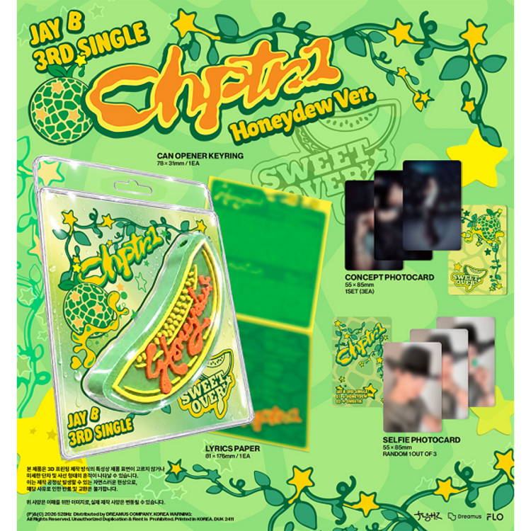 [PREORDER] JAY B (제이비) [GOT7] - CHPTR.1 (HONEYDEW VER.) - 3RD SINGLE ALBUM