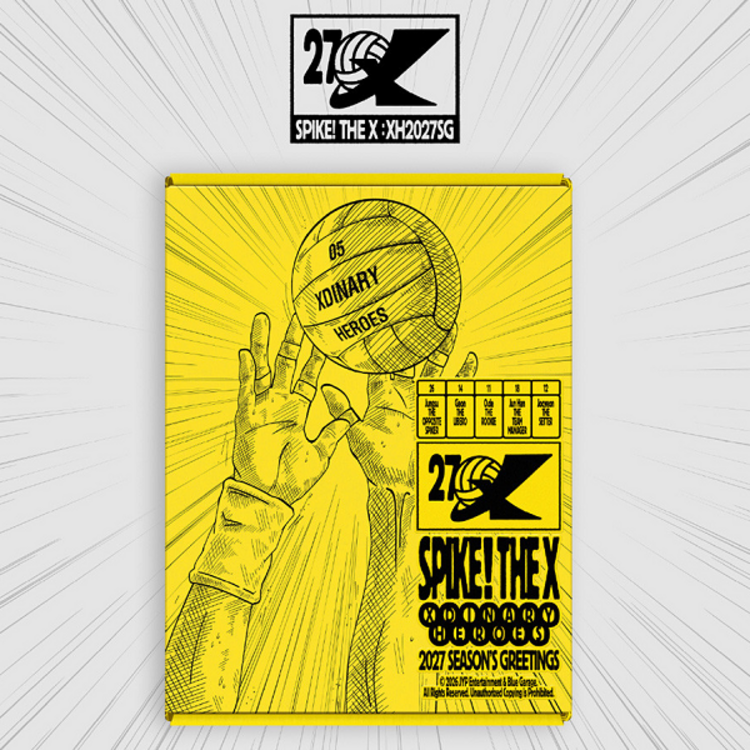 [PREORDER] XDINARY HEROES (엑스디너리 히어로즈) - 2027 SEASON'S GREETINGS "SPIKE! THE X" - [CALENDAR] PACKAGE