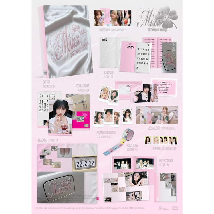 [PREORDER] NMIXX (엔믹스) - 2027 SEASON'S GREETINGS "MIXX ON THE ROAD" - [CALENDAR] PACKAGE