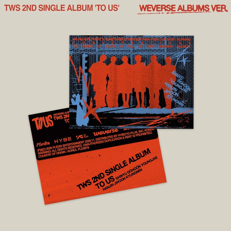 [PREORDER] TWS (투어스) - TO US (WEVERSE ALBUM) - 2ND SINGLE ALBUM