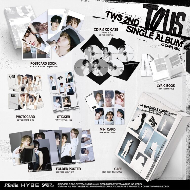 [PREORDER] TWS (투어스) - TO US - 2ND SINGLE ALBUM