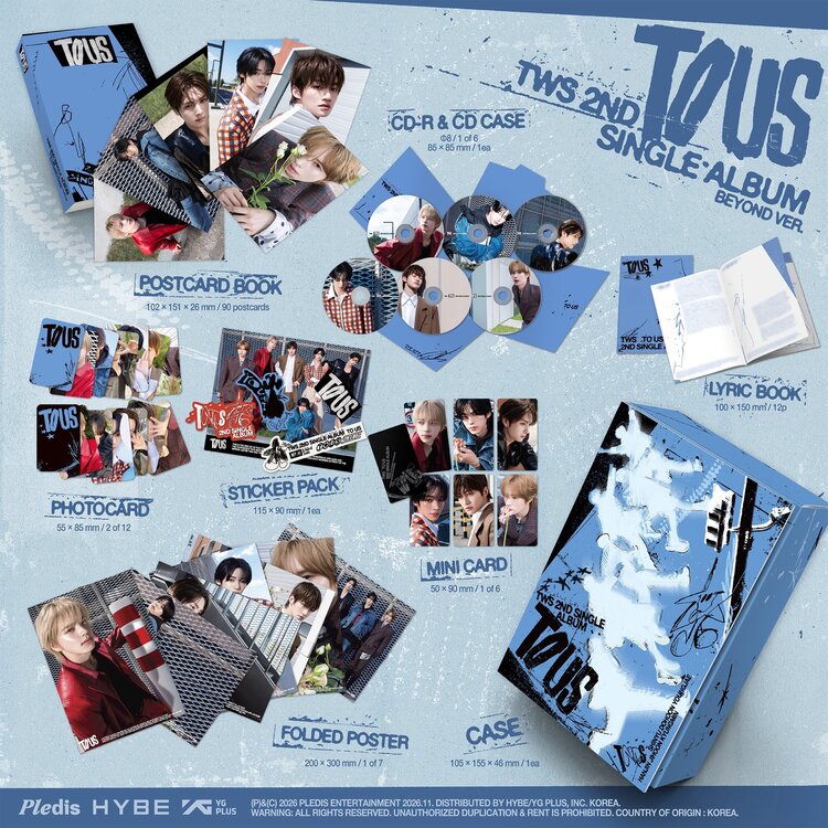 [PREORDER] TWS (투어스) - TO US - 2ND SINGLE ALBUM