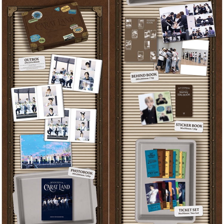 [PREORDER] SEVENTEEN (세븐틴) - 2026 SVT 10TH FAN MEETING [SEVENTEEN IN CARAT LAND] MEMORY BOOK+