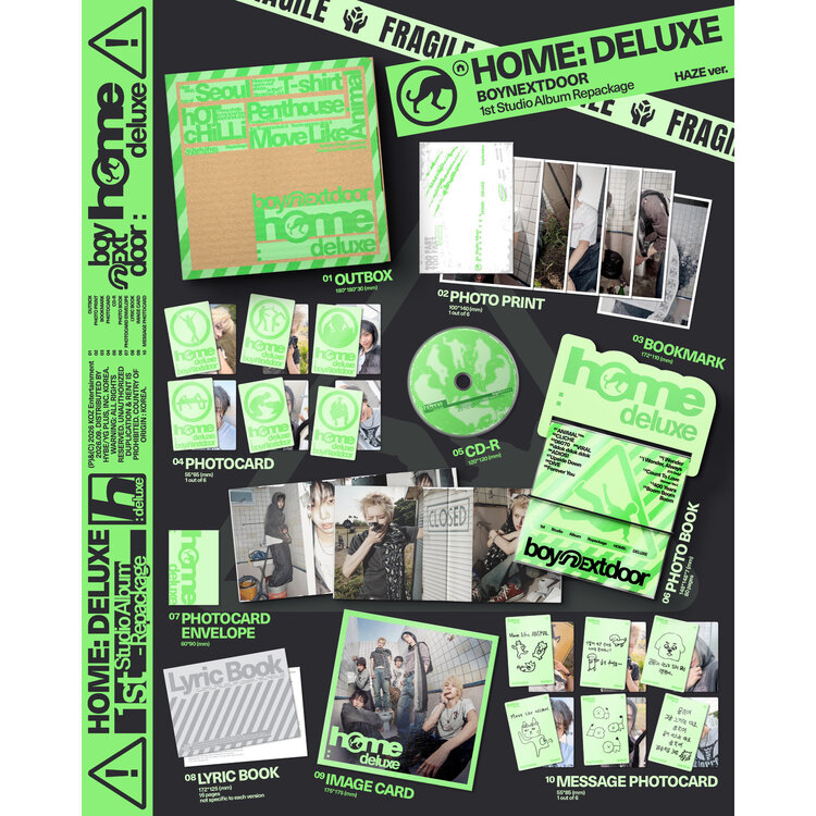 BOYNEXTDOOR (보이넥스트도어) - HOME: DELUXE - 1ST STUDIO ALBUM (REPACKAGE)