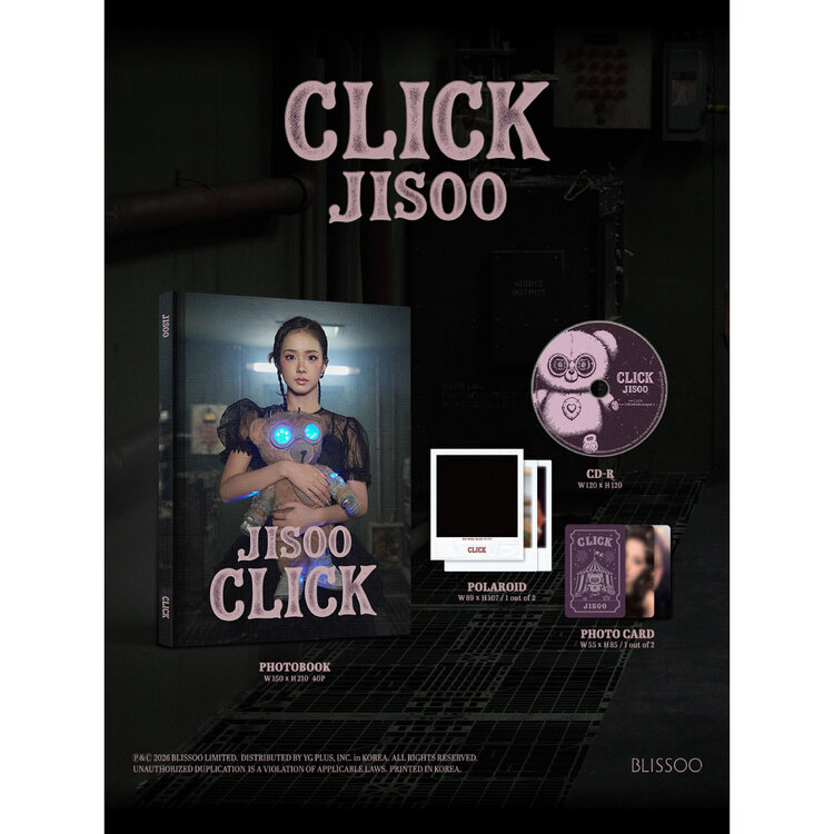 JISOO (김지수) [BLACKPINK] - CLICK (PHOTOBOOK VER.) - SINGLE ALBUM
